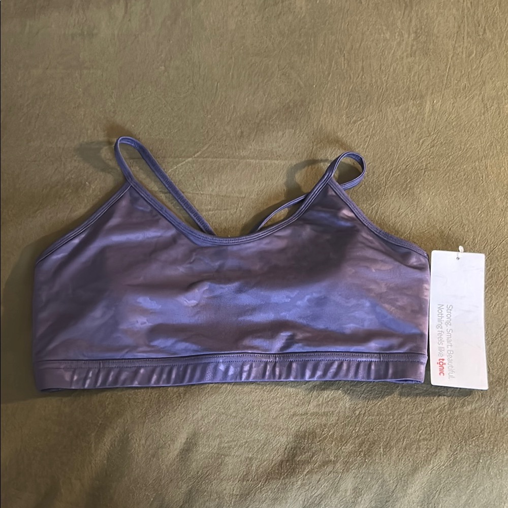 Women's Navy Camo Light Support Bra